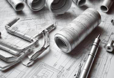 A white tri-fold pamphlet with a minimalist design placed on a light gray background. The pamphlet features bold, black typography with the letters 'MF' prominently displayed. The text 'MOCKUPFREE.NET' is visible, along with some smaller text details. The pamphlet appears sleek and professional.