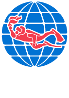 Official PADI emblem, representing Gili Scuba Diving's certified dive training and courses in Gili Trawangan.