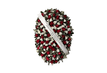 imagem mostra coroa de flores da consolare são paulo