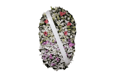 imagem mostra coroa de flores da consolare são paulo