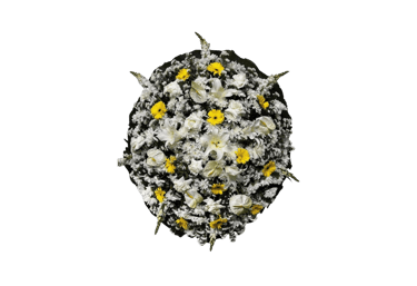 imagem mostra coroa de flores da funerária consolare são paulo