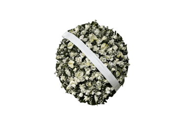 imagem mostra coroa de flores da consolare são paulo