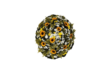 imagem mostra coroa de flores da funerária consolare são paulo