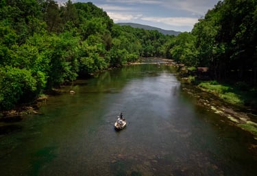 June on the South Holston River in Tennessee.