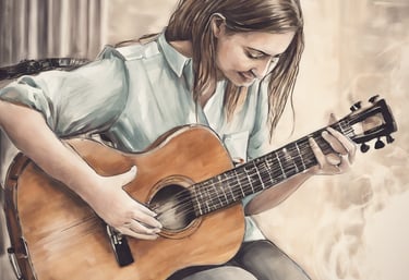 black upright piano near brown leather padded chair