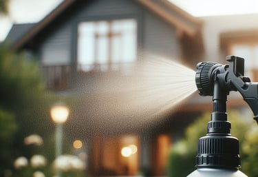 Nozzle spraying chemical