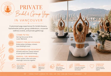 Bridal - Yoga - group - vancouver bc
