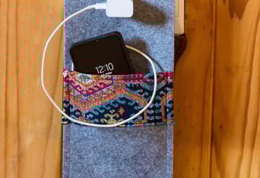 Mobile phone charging station