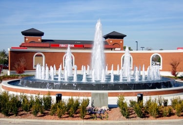 Jacksonville, NC memorial fountain