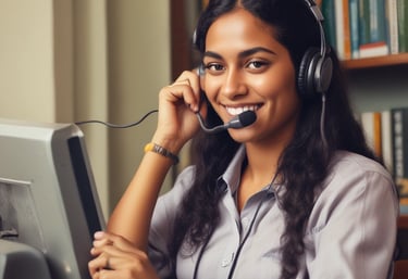 A laptop displaying a dashboard with analytics and automation tools.