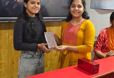 gnm students winning gift