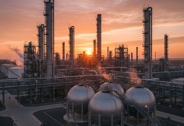 Industrial chemicals manufacturing facility