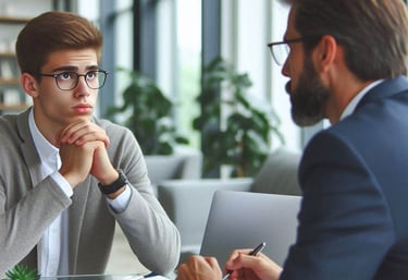 A university interview