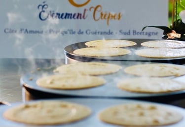 Crêpes en préparation