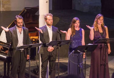 Photo des membres du quatuor