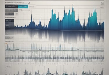 Podcaster recording audio with a microphone