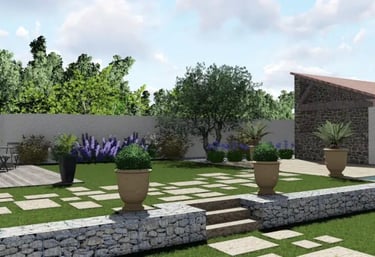 Simulation 3D d’un aménagement extérieur personnalisé