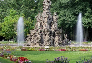 Brunnenanlage im Schlossgarten Erlangen