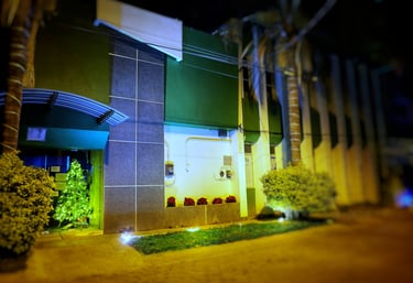 Laboratorio Central de noche