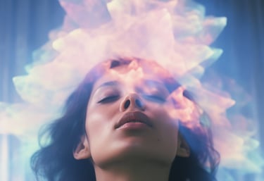 femme dans le brouillard hypnose