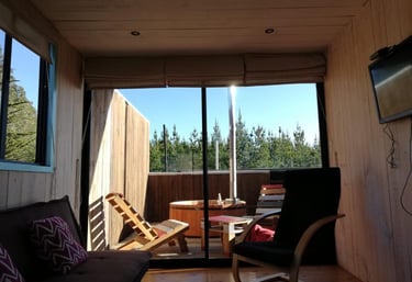 cabaña en pichilemu con tinaja privada