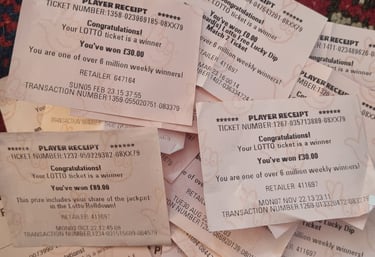 winning lottery tickets rob hamilton had using his intuition