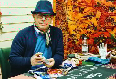 Rob hamilton author is also a hand and tarot reader