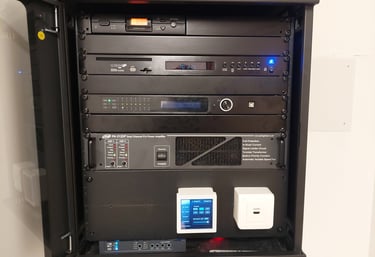 armoire technique pour régie audiovisuelle
