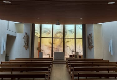 vue intérieure église sonorisée à Lyon