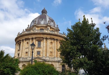The Radcliffe Camera, Oxford, which Byrga Geniht research asserts represents the Holy Sepulchre