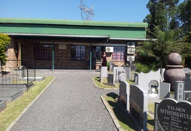 Tegg's Granite front reception entrance and display area