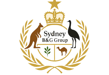 a logo for the sydney b & gg group