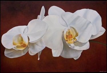 Giant Orchid Painting