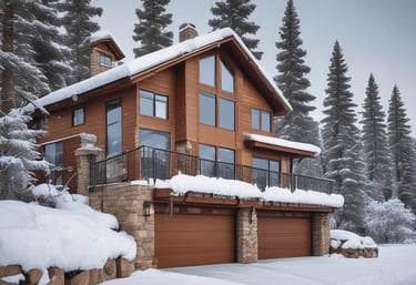 Multilevel vacation home in Colorado, temporarily vacant.