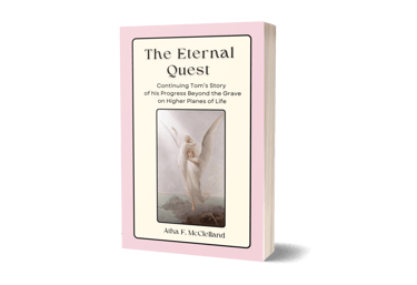 a book cover of progress in heaven and life after death
