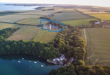 Skerryback farm Sandy Haven ariel drone pembrokeshire