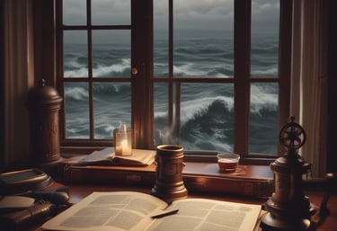 A serene ocean view with gentle waves lapping against a sandy shore under a clear blue sky.