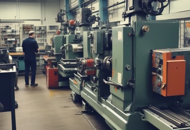 Several irregularly shaped metallic pieces are scattered on a wooden surface. The objects have a shiny, silver appearance and varied forms with twisted and elongated shapes.