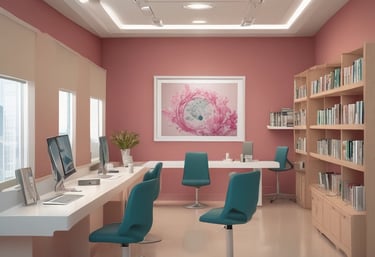 A group of students practicing beauty techniques.