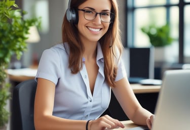 A technician inspecting gas equipment in a residential area.