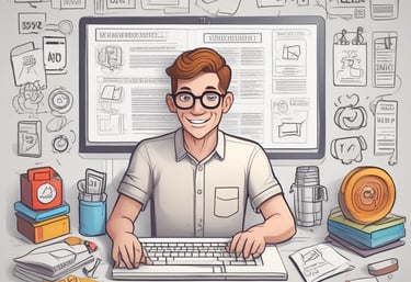 Illustration of AI technology answering phone calls for busy professionals.