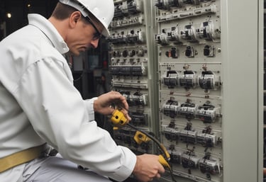 Mechanical piping installation inside an industrial facility.