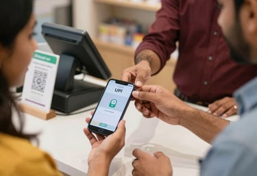 A bright, welcoming showroom displaying a variety of the latest smartphones lined up on sleek shelves.