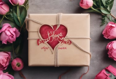 A collection of beautifully designed gift items on display.