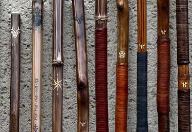 Pascal Fromont, créateur de bâtons de marche, L'Homme Vert