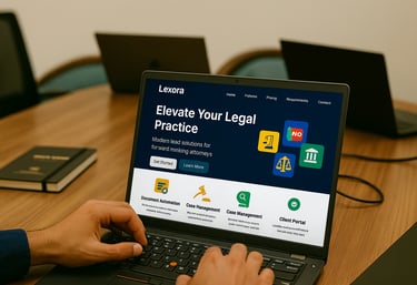 website development work for attorneys in our office