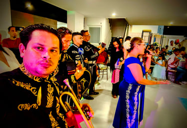 mariachi platino valledupar en evento de quinceañera
