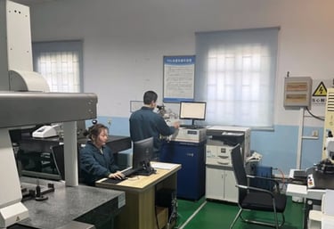 Inspection of barbell bushings and bearings to ensure smooth rotation