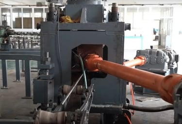 Straightening process to ensure barbell shaft alignment
