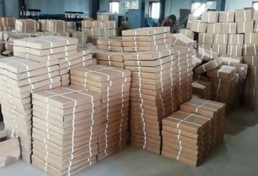 Finished cast iron product ready for quality inspection and packaging